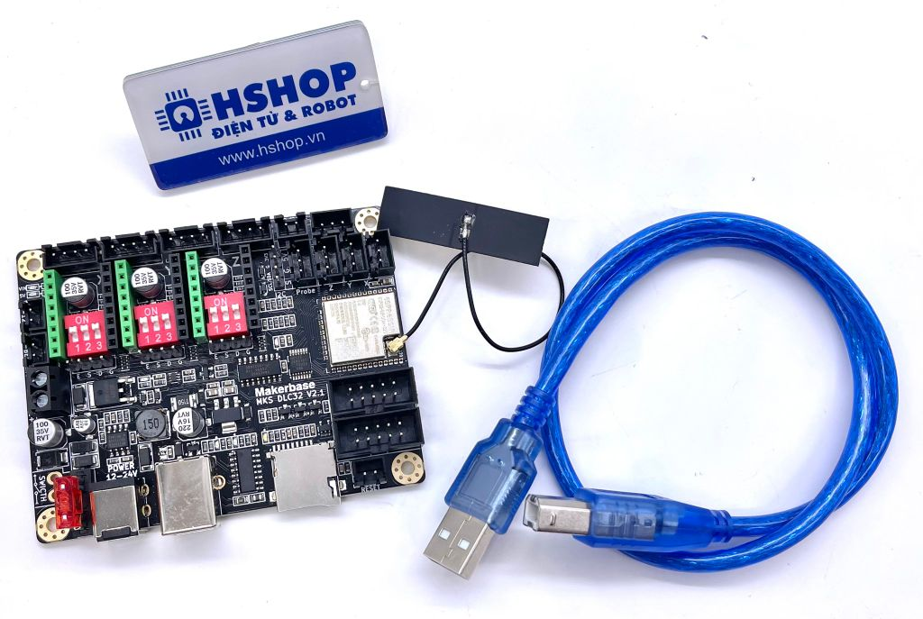 Mạch Makerbase MKS DLC32 V2.1 Laser CNC Controller 32bits ESP32 WiFi GRBL