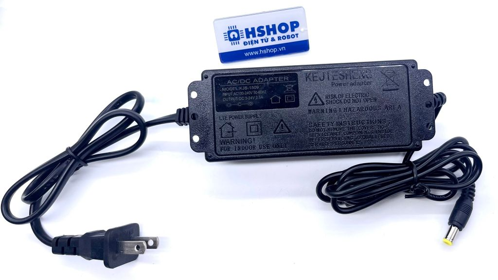 Nguồn Power Adaptor AC-DC Chỉnh Áp 3~24VDC 2.5A 60W Có Hiển Thị