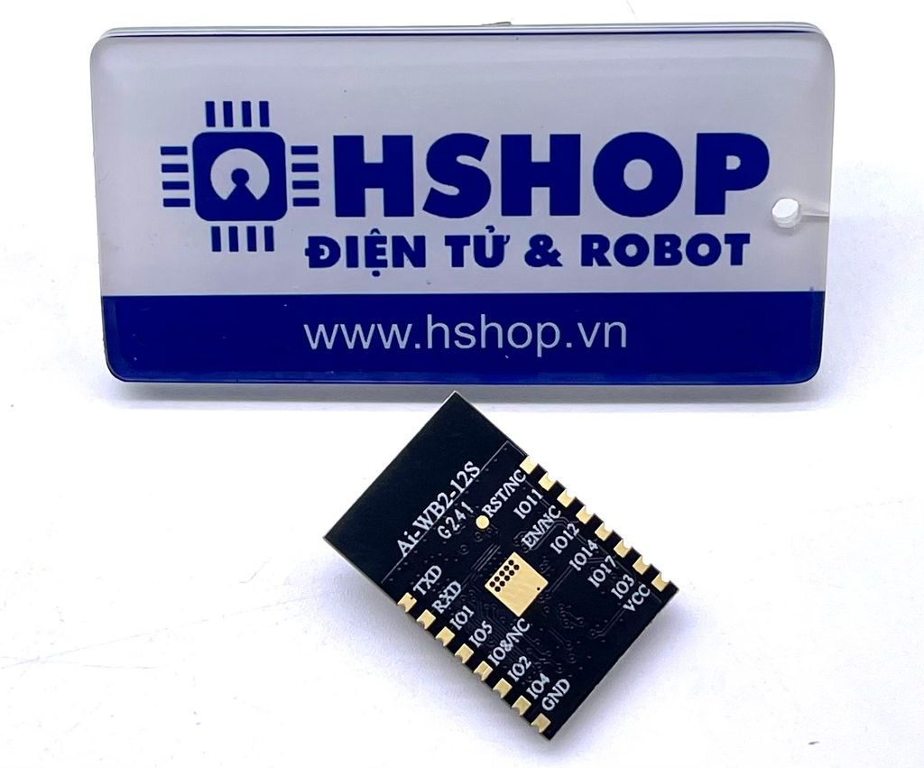 Mạch thu phát Wifi BLE 5.0 RISC-V SoC BL602 Ai-WB2-12S Ai-Thinker