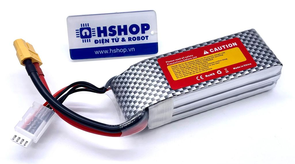 Pin Lipo Battery Lion Power 11.1VDC 2200mAh 3S 35C XT60