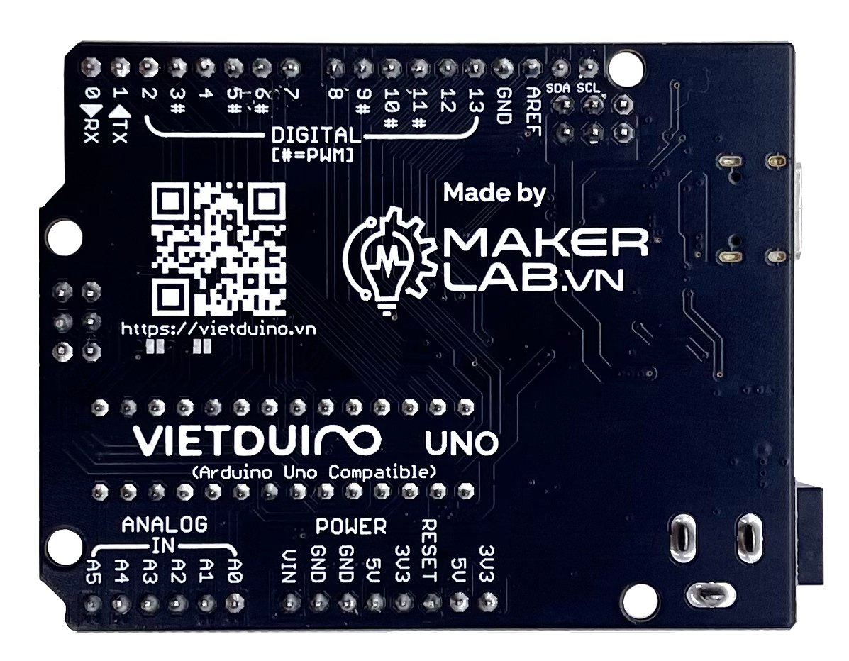 Mạch Vietduino Uno USB-C (Arduino Uno Compatible)