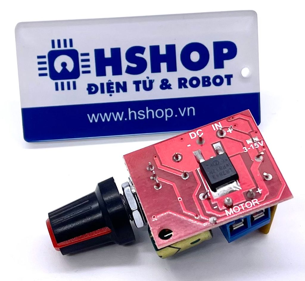 Mạch điều khiển tốc độ động cơ Mini PWM DC Motor Speed Controller 2.5A