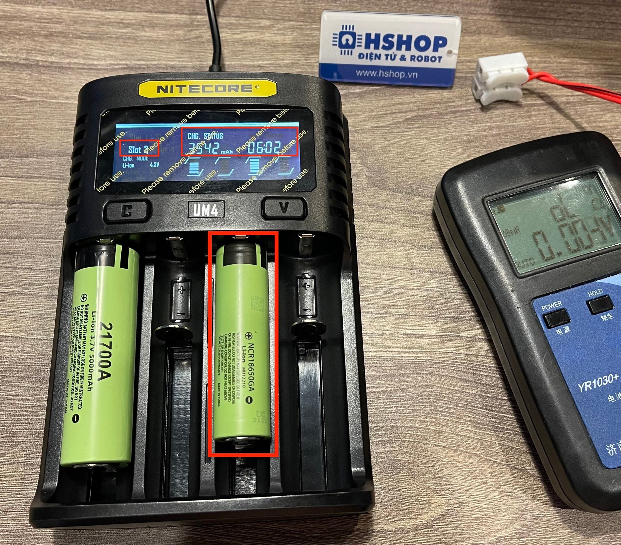 Pin sạc 18650 battery chính hãng Panasonic NCR18650GA 3.7V 3500mAh 3C
