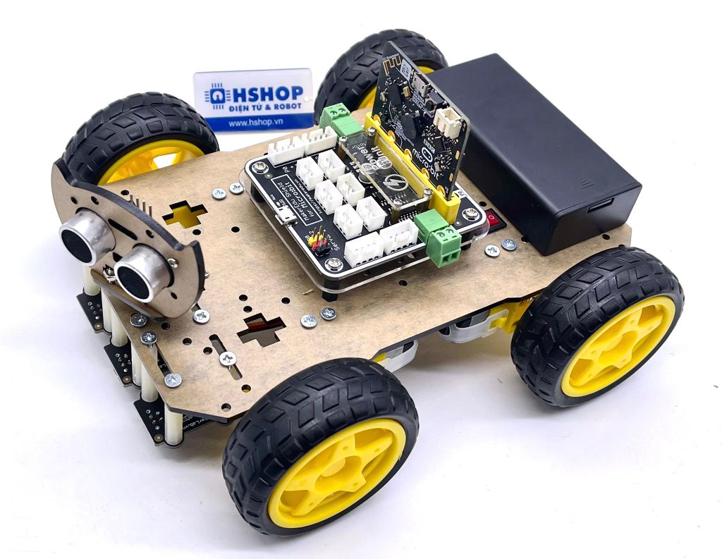 Khung xe Robot Chasiss Black Cat