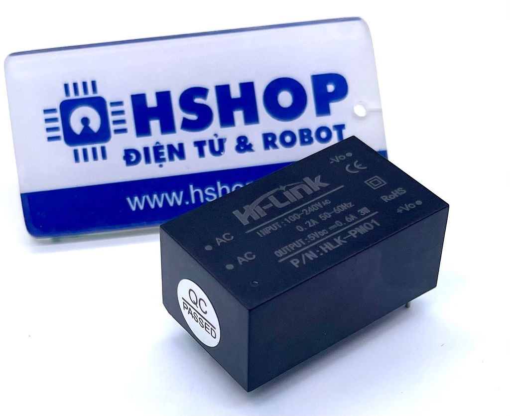 Nguồn Cách Ly AC-DC Isolated Power Module Hi-Link HLK-PM01 5VDC 3W
