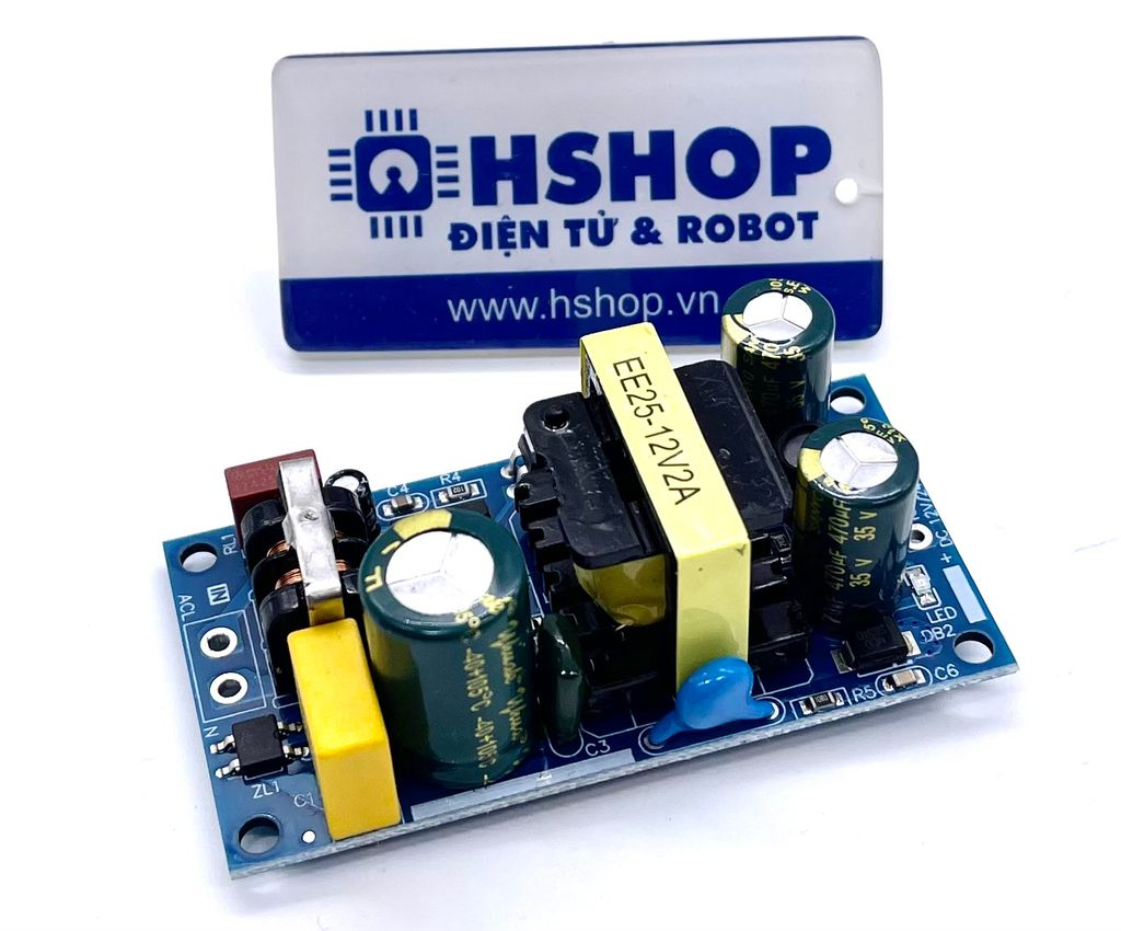 Mạch Nguồn Xung AC-DC 12VDC 24W