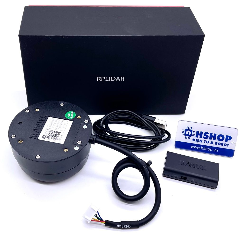 Cảm biến khoảng cách Lidar RPLIDAR A2M12 360° Laser Range Scanner