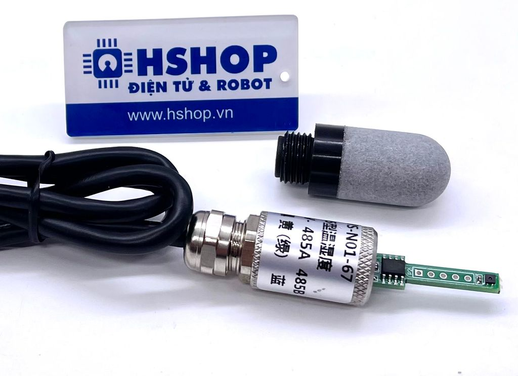 Cảm biến độ ẩm, nhiệt độ không khí SHTC3 Temperature Humidity Sensor IP67 V1 RS485 Modbus RTU