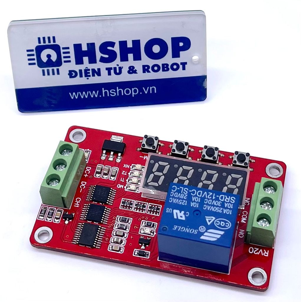 Mạch điều kiển Relay Timer định thời gian 18 chức năng FRM01