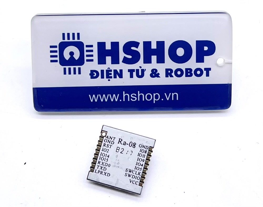 Mạch thu phát RF LoraWan SoC ASR6601 433MHz Ra-08 Module Ai-Thinker