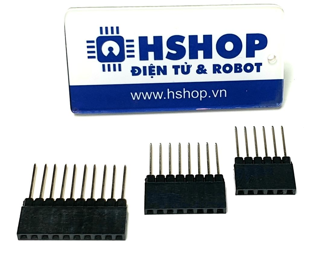 Rào cái đơn chân thẳng dài arduino shield 2.54mm female long pin header