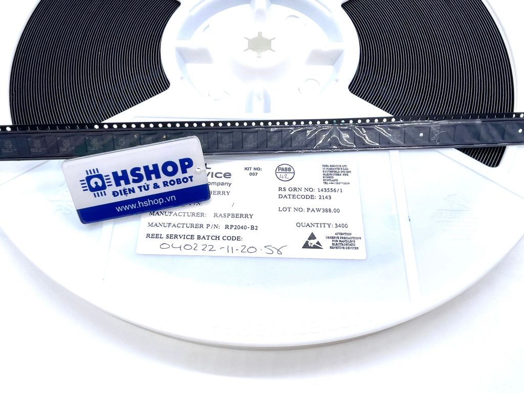 Vi Điều Khiển Raspberry Pi RP2040 Rev B2 Microcontroller