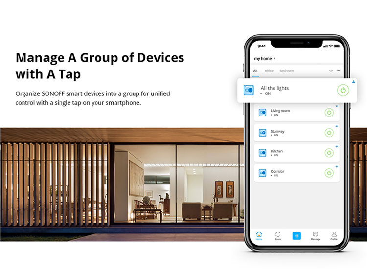Công tắc điều khiển từ xa Wifi Smart Switch Sonoff Basic