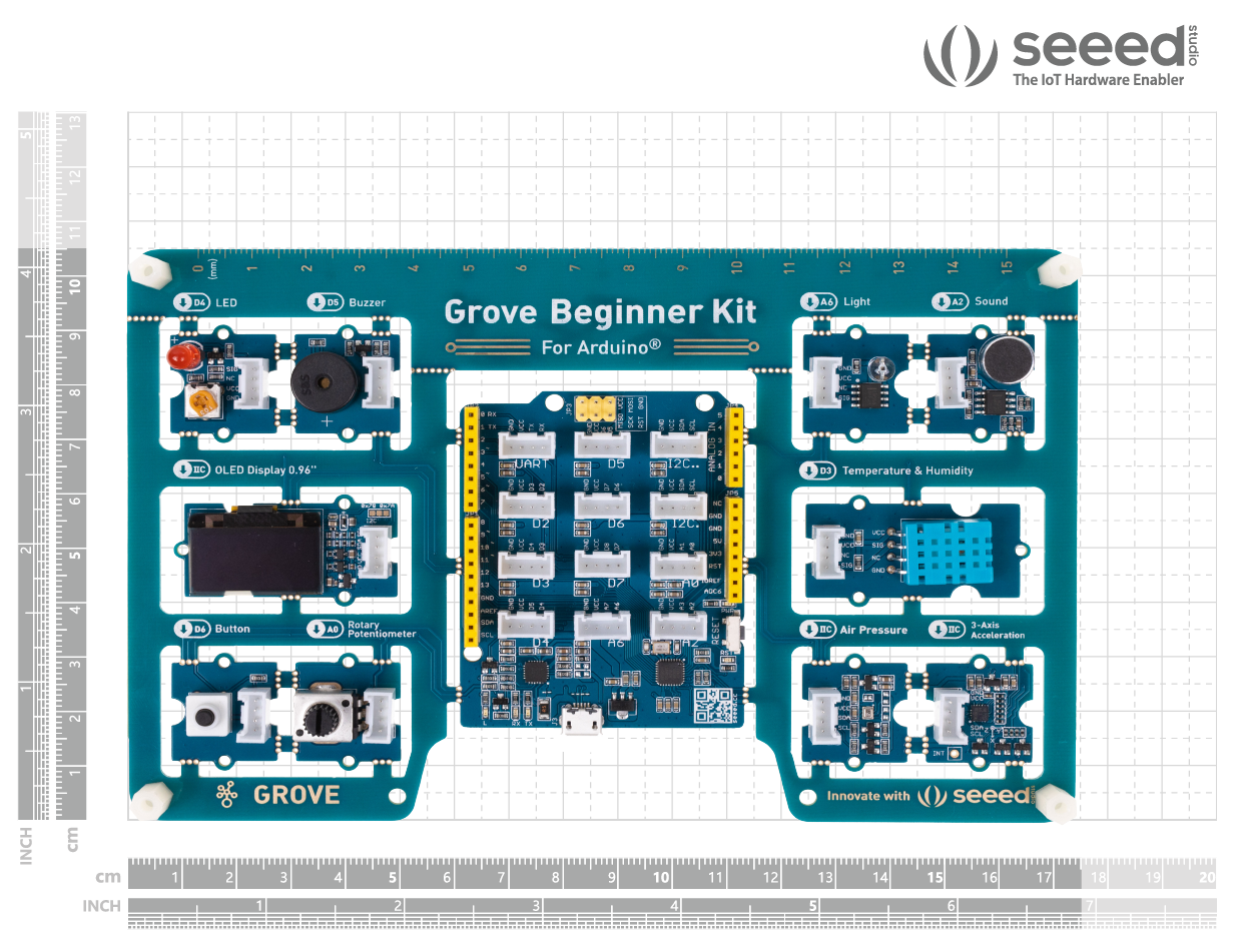Bộ Grove - Beginner Kit for Arduino (New Version)