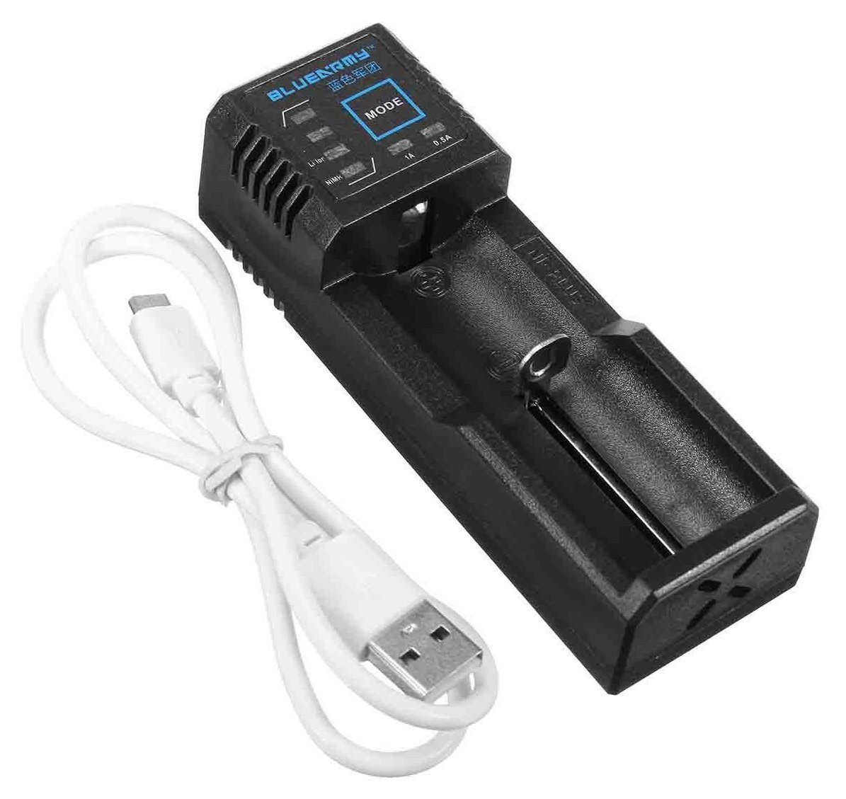 Bộ sạc pin đơn đa năng Blue Army Battery Charger