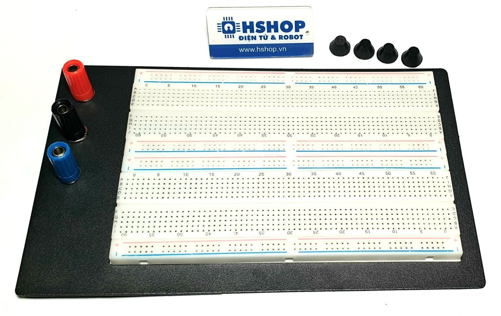 Breadboard ZY-204 1660 lỗ 165x110x10mm