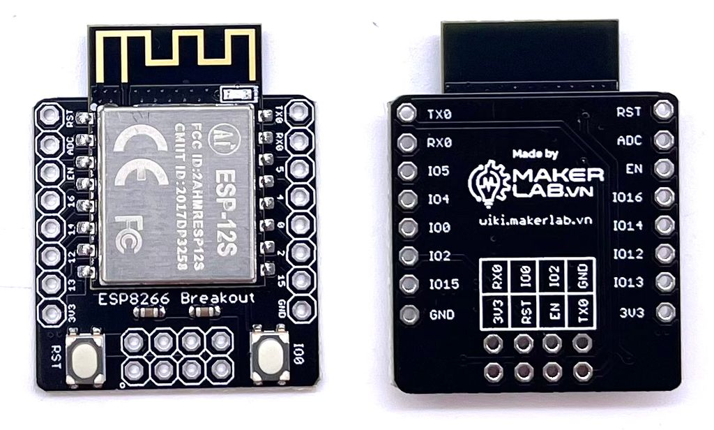 Mạch thu phát Wifi SoC ESP8266 ESP-12S Ai-Thinker Breakout