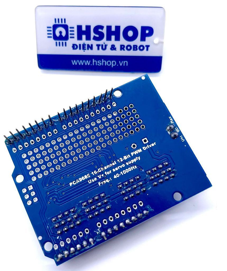 Mạch 16 Chanel PWM Shield PCA9685 (Arduino Compatible)