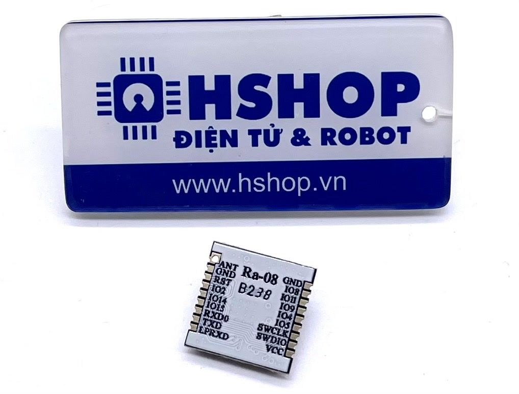 Mạch thu phát RF LoraWan SoC ASR6601 868/915MHz Ra-08H Module Ai-Thinker