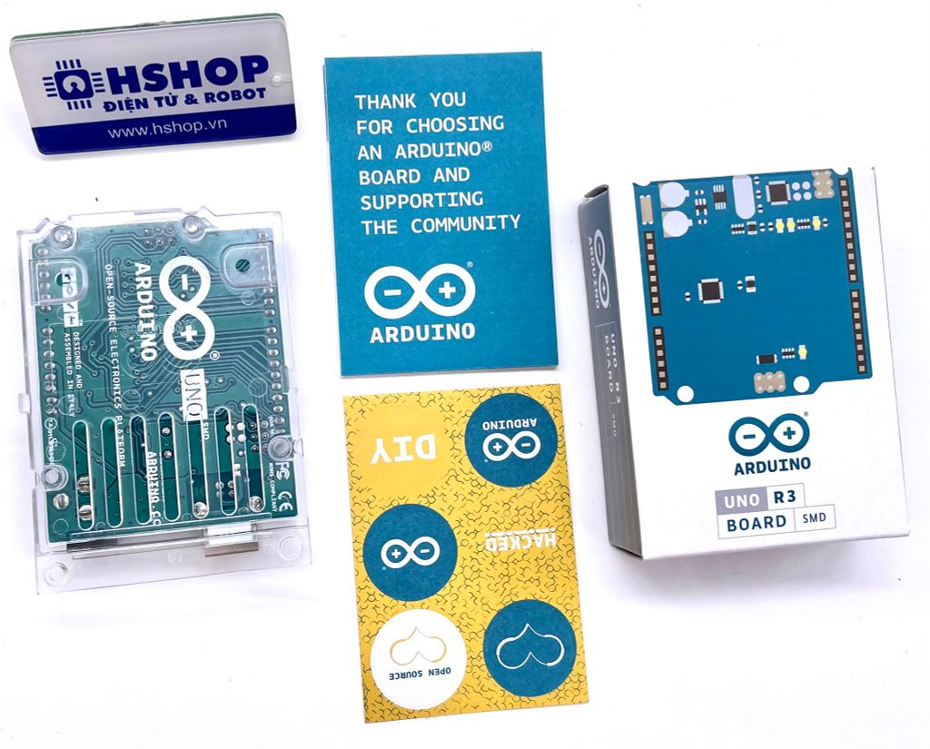 Arduino Uno Rev3 SMD chính hãng (Original - Made in Italy)