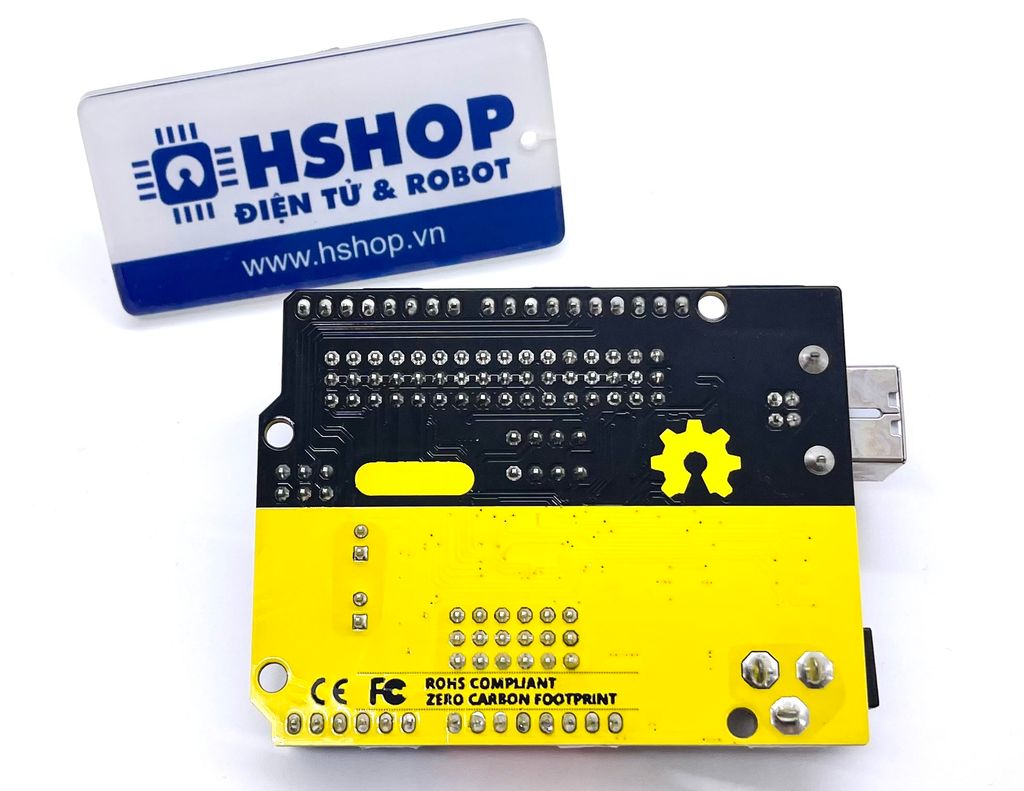 Mạch Uno Pro2M Black with 2 x DC Motor Driver (Arduino Uno Compatible)