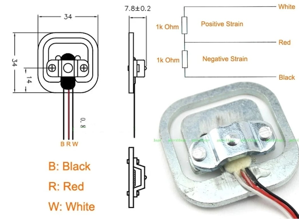 Cảm Biến Trọng Lượng Loadcell 50Kg