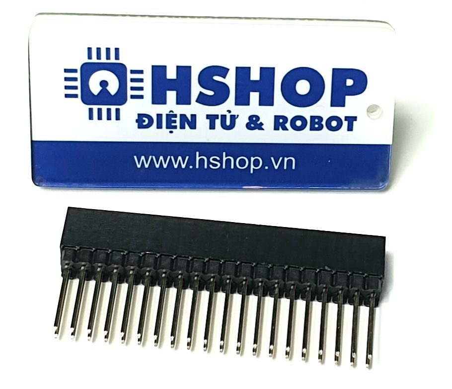 Rào cái đôi chân thẳng dài Raspberry Pi HAT 2.54mm female long pin header 2x20