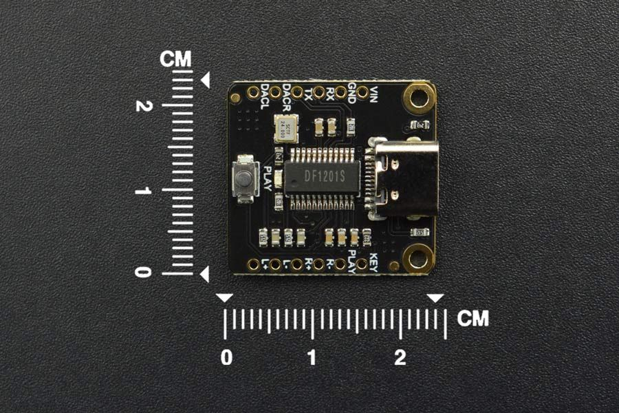 Mạch DFRobot Fermion: DFPlayer Pro - A mini MP3 Player with On-board 128MB Storage (Breakout)