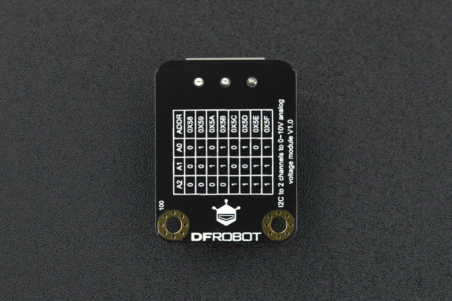 Mạch chuyển tín hiệu DFRobot Gravity: 2-Channel I2C DAC Module (0-10V)