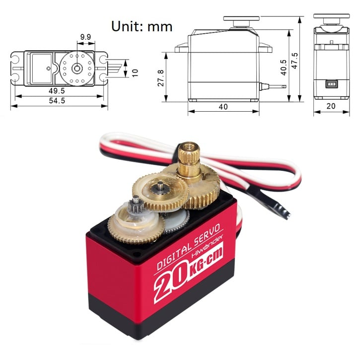 Động cơ Digital RC Servo LD-20MG