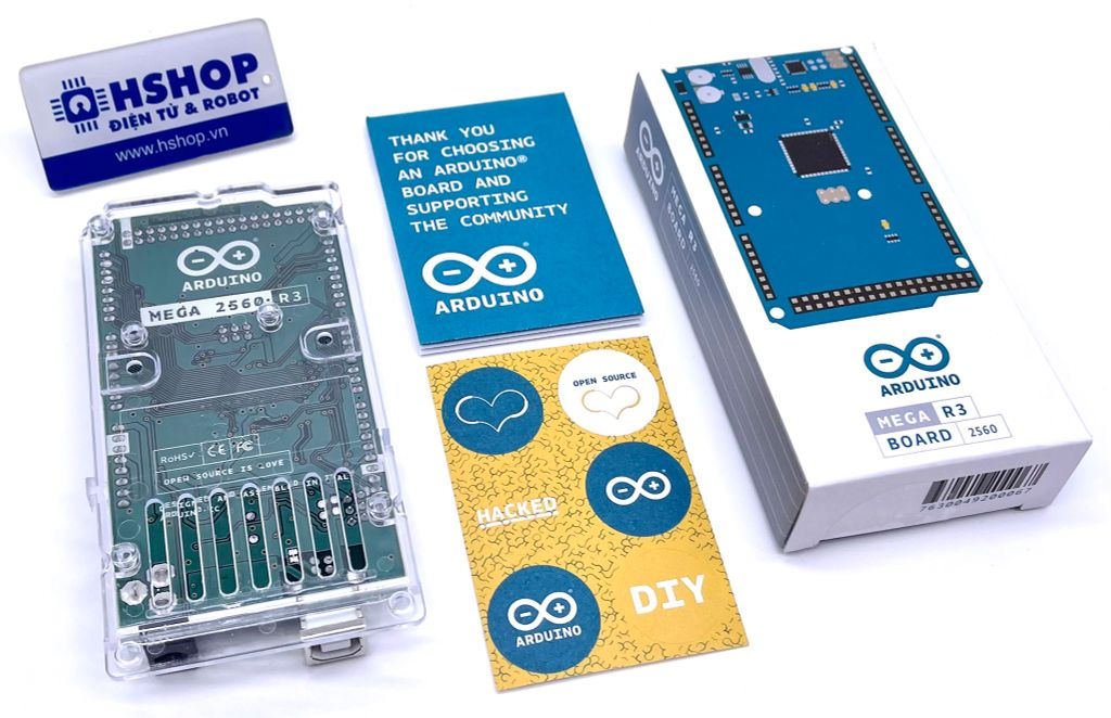 Arduino Mega 2560 Rev3 chính hãng (Original Made in Italy)