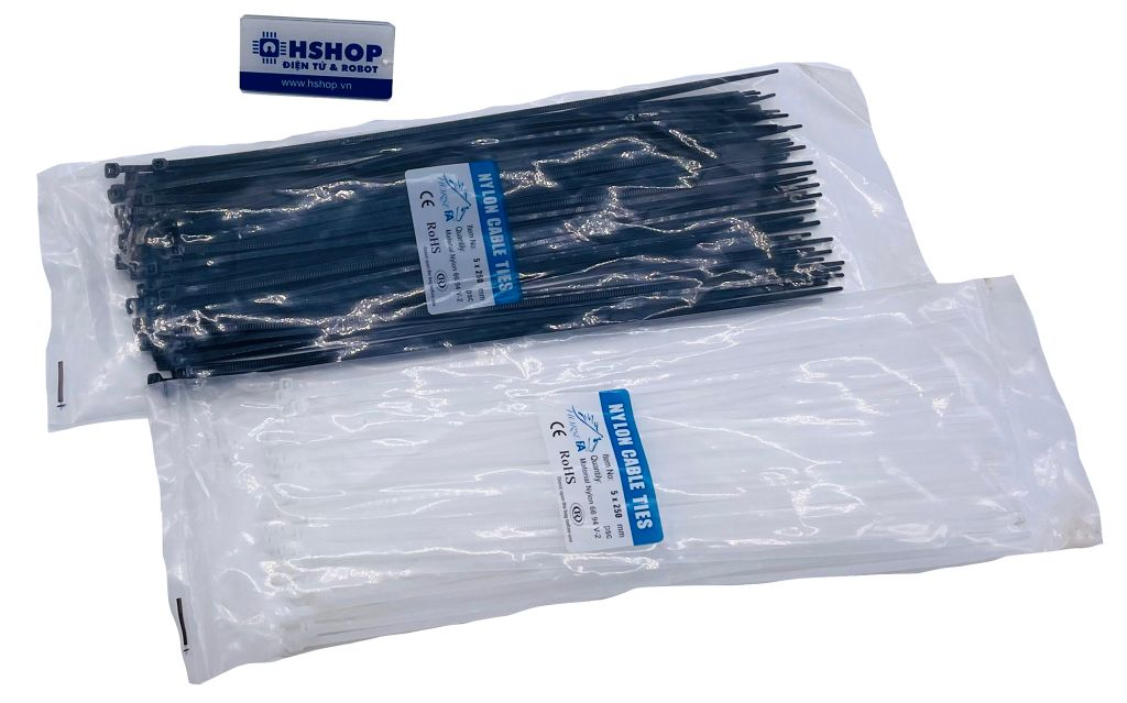 Dây rút Nylon Cable Ties 5x250mm