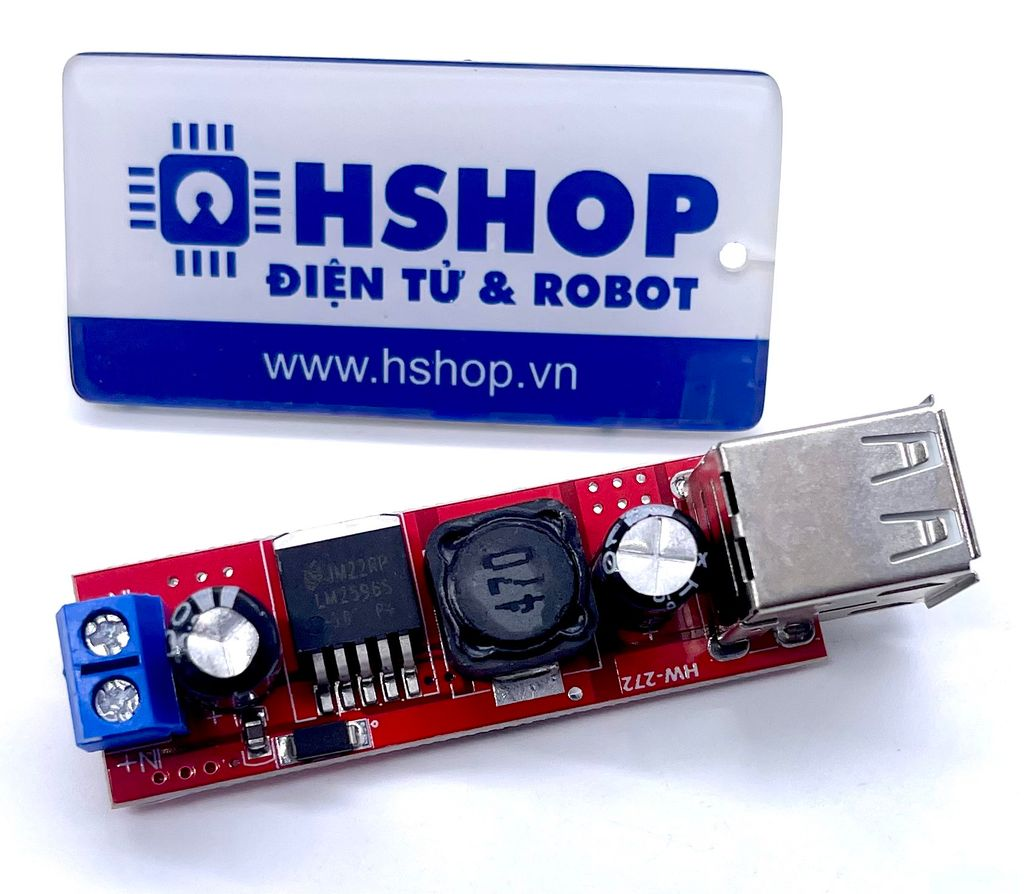 Mạch Giảm Áp DC-DC Buck 5V 3A Dual USB Charge Module