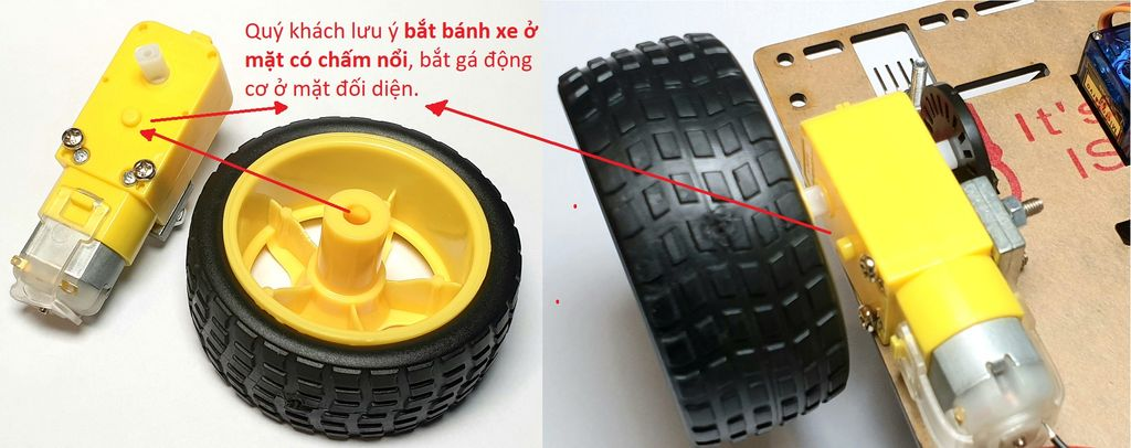 Gá bắt động cơ DC Giảm tốc V1 Plastic Geared TT Motor Mounting Bracket