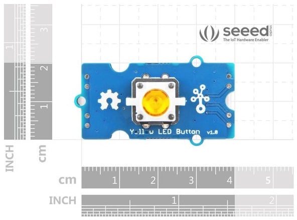 Grove - Yellow LED Button (Nút nhấn tích hợp đèn Led)