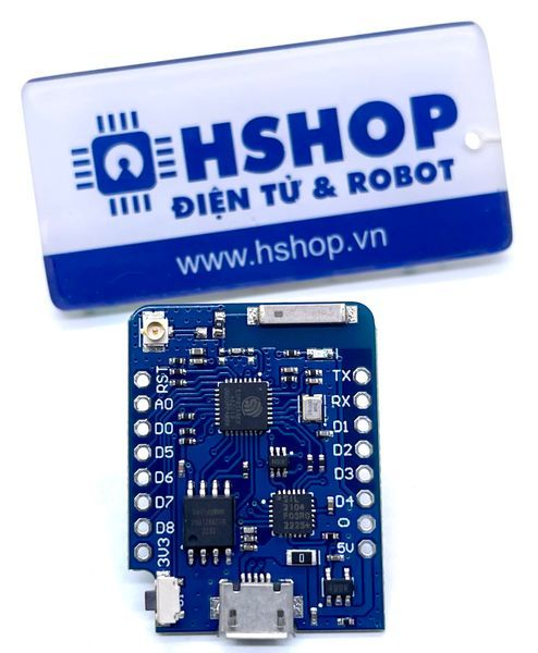 Kit RF Thu Phát Wifi ESP8266 NodeMCU Lua D1 Mini Pro