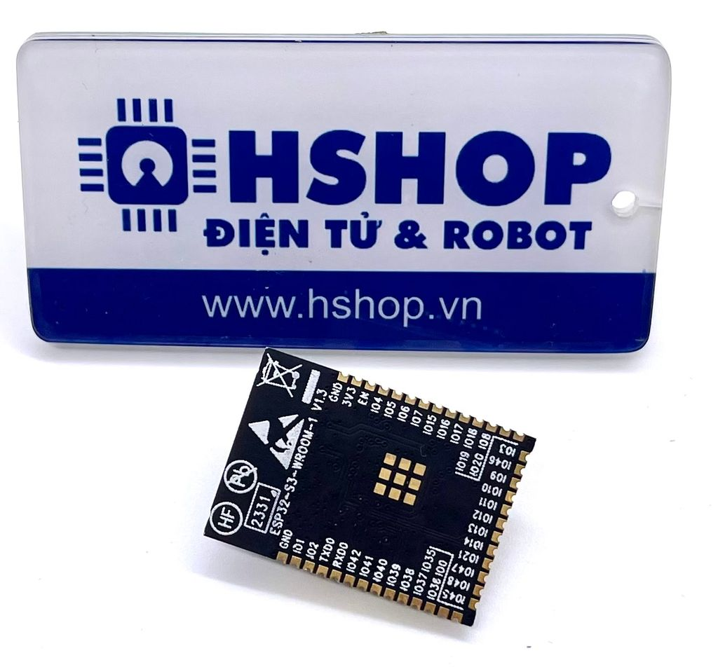 Mạch thu phát Wifi BLE SoC ESP32 S3 ESP32-S3-WROOM-1 chính hãng Espressif