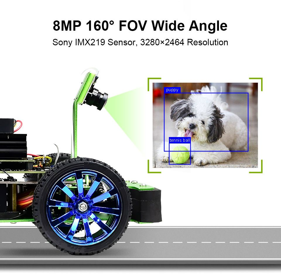 JetRacer AI Kit, AI Racing Robot Powered by Jetson Nano