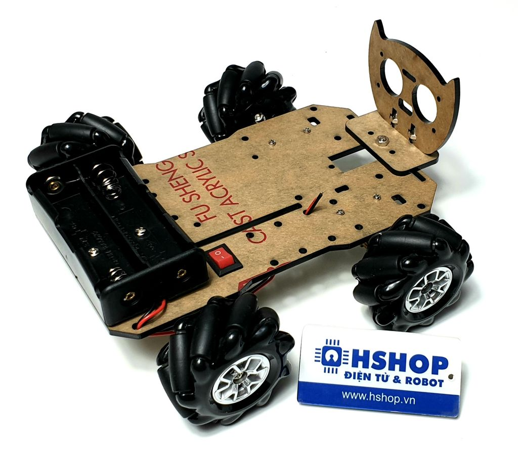 Khung xe Robot Chasiss Baby Cat Mecanum