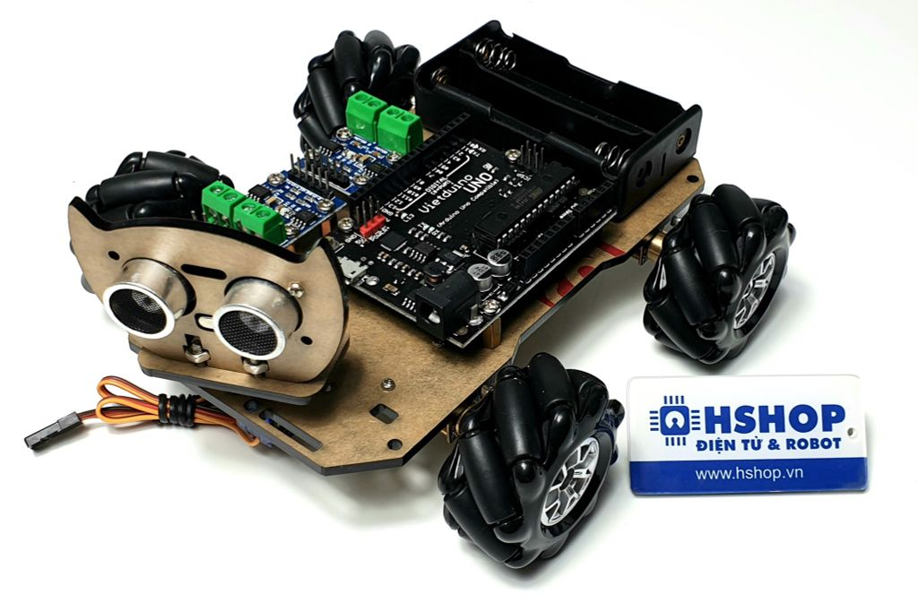 Khung xe Robot Chasiss Baby Cat Mecanum