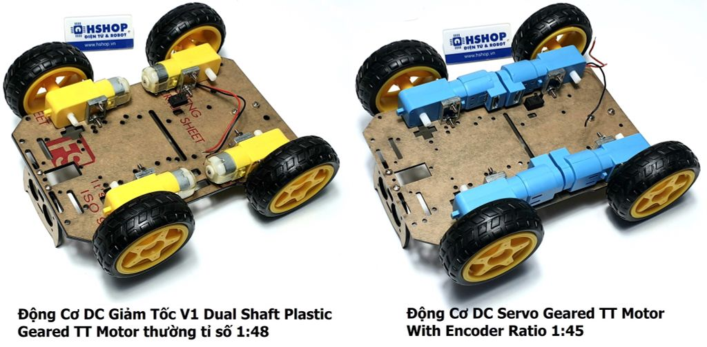 Khung xe Robot Chasiss Black Cat