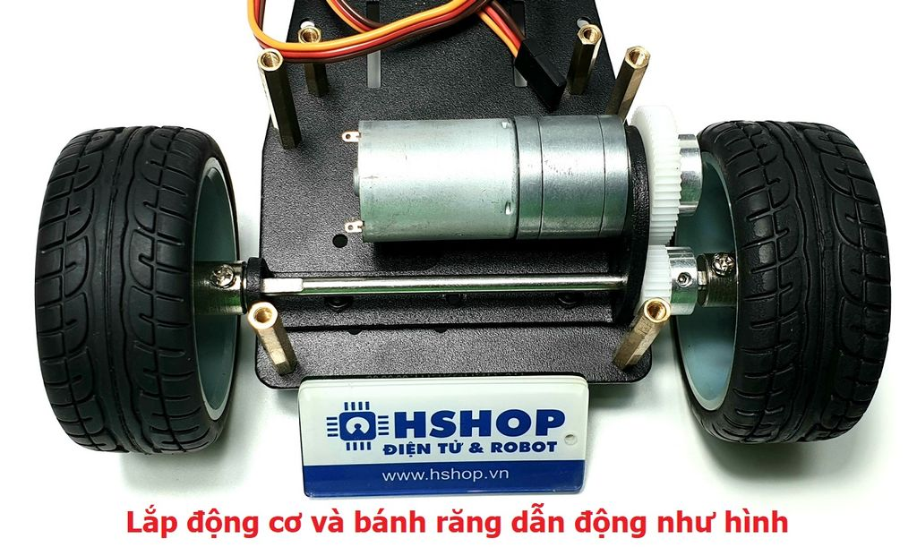 Khung xe robot kim loại Racing Car RC1