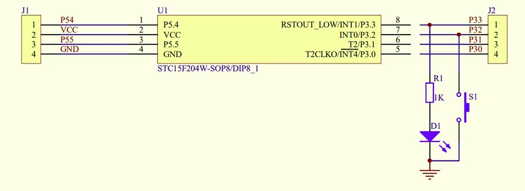 Kit phát triển 8051 STC15W204S SOP8