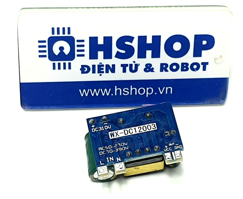 Mạch nguồn xung AC-DC 12VDC 3.5W