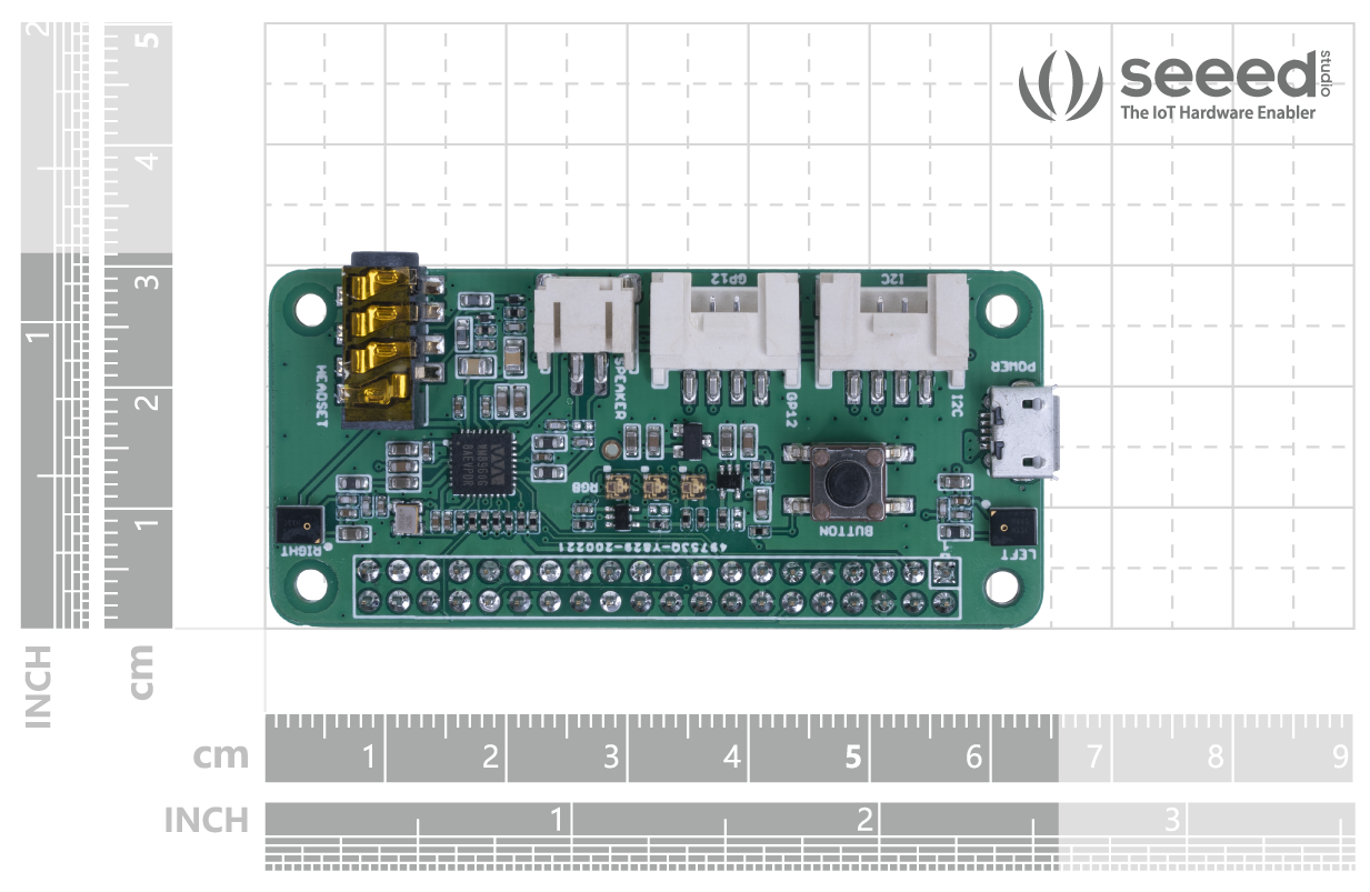 Mạch ReSpeaker 2-Mics Pi HAT for Raspberry Pi