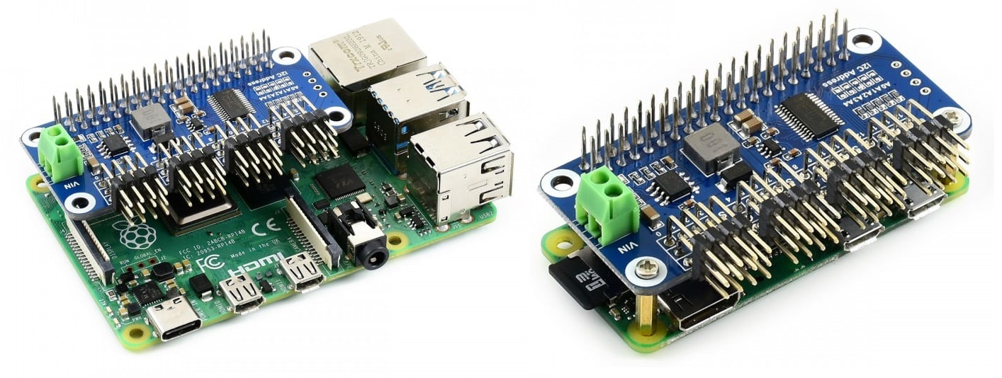 Mạch Waveshare Servo Driver HAT (B) for Raspberry Pi