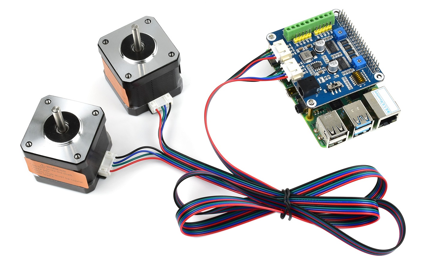 Mạch Waveshare Stepper Motor HAT for Raspberry Pi