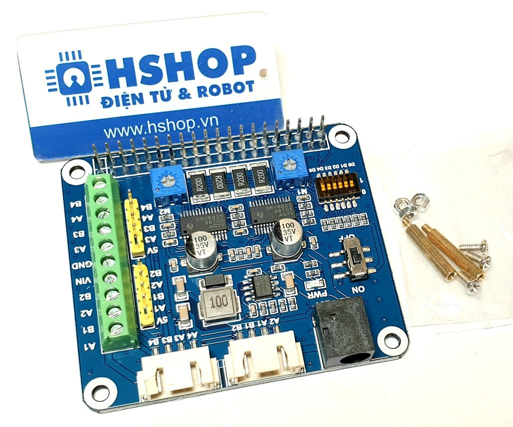 Mạch Waveshare Stepper Motor HAT for Raspberry Pi