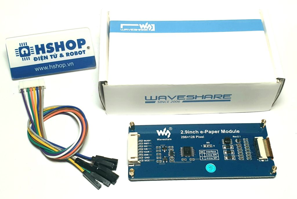 Màn hình Waveshare 2.9 inch E-Ink display module, three-color (B)