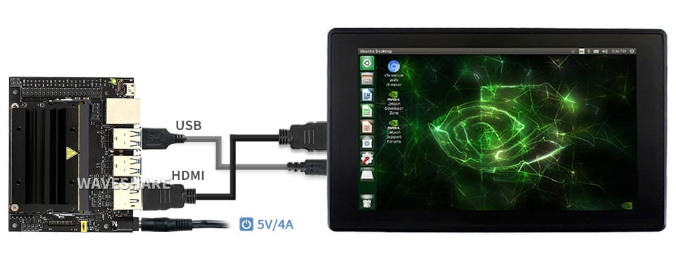 Màn hình Waveshare 7inch HDMI Capacitive Touch Screen LCD (H)